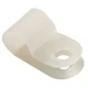 Manufacturer Varies Cable Clamp, Nylon, 1-1/4 in Bundle Dia., Natural, 10 PK