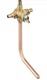 Moen 2385PF 4 Port Posi-Temp Valve 1/2 in Cold Expansion PEX CC Drop Stops