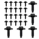 25pcs M6-1.0 Hex Head Body Bolts Bumper Fender Splash Shield Under Cover Hood...