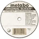 METABO 469-55323 TYPE 1 SLICER WHEELS 4X.040X3/8 A60TZ