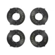 AZSSMUK Bore 1/4" Shaft Collar Double Split Axle Clamp of 1/4", Black AZSSMUK Bore 1/4" Shaft Collar Double Split Axle Clamp of 1/4", Black