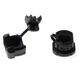 RLECS 20pcs 5N-4 Strain Relief Bushing Black Round Cable Wire