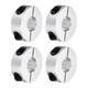 MECCANIXITY Shaft Collar 14mm/ 9/16 Inch Bore Double Split Aluminum Clamping ...