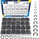 ZQZ 840Pcs C Clips Black Carbon Steel 840pcs E-clips+C-clips, 