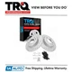TRQ Rear Semi Metallic Brake Pad & Performance Rotor Kit for Saab 9-3 Linear
