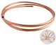 Quickun Copper Tube 1/4" ID &times; 5/16" OD (6-8mm) OD, 3.28FT(1Meter) 