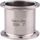 Sanitary Stainless Steel 304 Spool Tube with 2" Tri Clamp &ndash; 2 Inch Length (51mm)