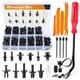 GOOACC 380Pcs Car Automotive Plastic, Metal, Nylon Push Pin Rivet with Trim ..