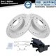 Performance Rear Ceramic Brake Pads & Rotor Kit Fits 2004-2011 Saab 9-3
