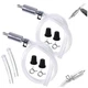 4 PCS Universal Brake Fluid Deflerator, Brake Bleed Hose, Brake System 2 PCS