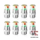Tire Pressure Monitor Valve Stem Caps, 2.4 Bar 36PSI Pressure 8PCS Silver