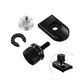 PBYMT Rear Seat Bolt Quick Release Seat Tab Cover Screws Hardware Kit Compati...