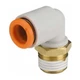 1PC SMC KQ2L13-37AS Elbow, 1/2 in. NPTM to 1/2 in. Tube - Pack of 10