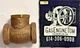 UNITED BRASS Spring Loaded Check Valve 3/4" 200 WSP Water Fluid Hit Miss Engine