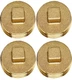(4) ea Oatey 42371  2-1/2" 185 Brass Raised Head Cleanout Plugs 