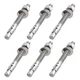 LIONMAX Stainless Steel Concrete Anchor Bolts 3/8" x 3-3/4 x 3-3/4" 