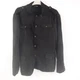 Men's XXL/54 Ron Tomson N&deg; 5894 Faux Suede Safari Jacket Black