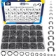 ZQZ 840Pcs C Clips Black Carbon Steel 840pcs E-clips+C-clips, 