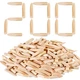 Aemygo 200 Pack Solid Wood Pocket Hole Plugs, Pocket Hole Jig Wood Plugs, Pin...