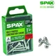 SPAX No. 10 x 1-1/4 in. L Phillips/Square Flat Head Zinc-Plated Steel