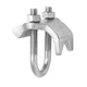 Crouse-Hinds RAC75HD 3/4" Galvanized Iron Rigid/IMC Right Angle Conduit Clamp