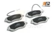 ProfiPower 1B1050 brake pad set, disc brake for Citroën, Fiat, Lancia, Peugeot ProfiPower 1B1050 brake pad set, disc brake for Citroën, Fiat, Lancia, Peugeot