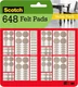 Scotch Felt Pads Value Pack, 648 Pcs, Round, Beige, Easy-to-apply, Self-Stick Scotch Felt Pads Value Pack, 648 Pcs, Round, Beige, Easy-to-apply, Self-Stick