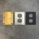 Lew Electric 6304-DFB-1 Rectangular Brass Flip Lid Duplex Cover - NO SCREWS Lew Electric 6304-DFB-1 Rectangular Brass Flip Lid Duplex Cover - NO SCREWS