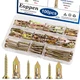 Eoppen 100Pcs Self Drilling Drywall Anchors with - 5 Sizes, Yellow