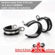 LOKMAN 20 Pack 1 Inch Stainless Steel Cable Clamp, 1 Inch, Black,metallic