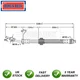 Brake Hose Front Lower Inner Outer Borg & Beck Fits Master Movano Interstar