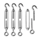 Turnbuckles Hook, Reedny 304 Stainless Steel Turnbuckle Heavy Duty M4 M6 M8 H...