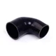 ID 2.25" To 2.5" 90 Degree Silicone Reducer Hose 57-64mm Coupler Pipe Black