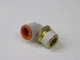 LOT OF 55 SMC KQ2L13-37AS MALE ELBOW "ONE-TOUCH" FITTING T269527